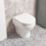 Brixton Soft-Close Wrapover Toilet Seat Thermoset Plastic White