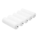 Short Pile Foam Roller Sleeves Gloss 4" x 15mm 5 Pack