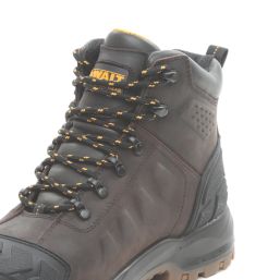 DEWALT Hadley Size 10  Brown Waterproof Steel Toe Cap Safety Boots