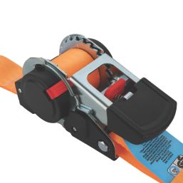 Smith & Locke Retractable Ratchet Tie Down w/ S-Hook  3m x 50mm