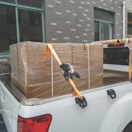 Smith & Locke Retractable Ratchet Tie Down w/ S-Hook  3m x 50mm