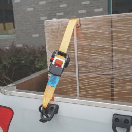 Smith & Locke Retractable Ratchet Tie Down w/ S-Hook  3m x 50mm