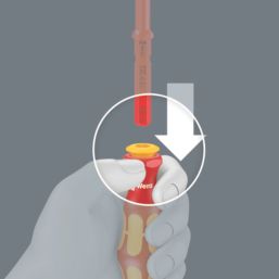 Wera Kraftform Kompakt Extra Slim 1 Tool Finder VDE Interchangeable Insulated Screwdriver Set 16 Pieces