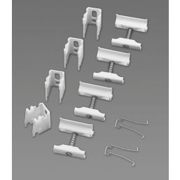 Acova 300mm x 1042mm 2404BTU White Horizontal 3 Column Radiator