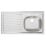 Essentials  1 Bowl Stainless Steel Kitchen Sink & LH Drainer  940mm x 490mm