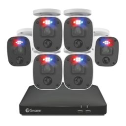 Swann Enforcer SWDVK-846806MQB-EU 1TB HDDGB 8-Channel 1080p DVR CCTV Kit & 6 x 1080p Indoor & Outdoor Cameras