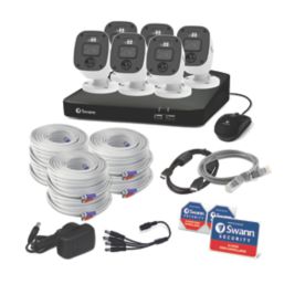 Swann Enforcer SWDVK-846806MQB-EU 1TB HDDGB 8-Channel 1080p DVR CCTV Kit & 6 x 1080p Indoor & Outdoor Cameras