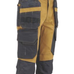 DEWALT Pro Ultra Work Trousers Clay / Grey 40" W 31" L