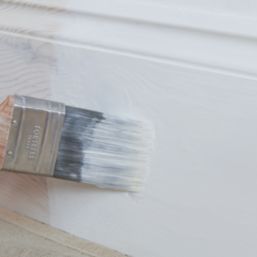 Fortress Trade 1Ltr Brilliant White Satin Water-Based Trim Paint