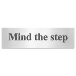 Essentials Mind the Step Sign 50mm x 200mm