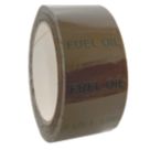 Essentials Fuel Oil Pipe Marking Tape Brown 33m x 50mm