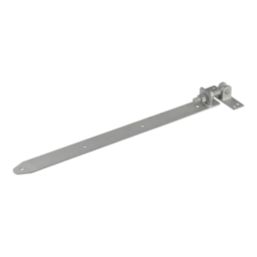 Smith & Locke Silver Straight Tee Hook & Band Hinges 50mm x 600mm x 50mm 2 Pack