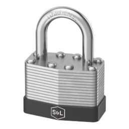 Smith & Locke  Laminated Steel     Padlock 40mm