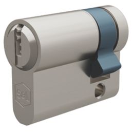 Smith & Locke 6-Pin Cylinder Lock 50mm Satin Nickel