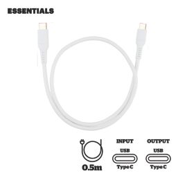 Essentials USB-C to USB-C Charging Cable 0.5m