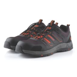 Scruffs Air Size 8  Black/Orange  Water-Resistant  Safety Trainers