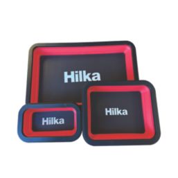 Hilka Pro-Craft Rubber & Polypropylene Magnetic Tray 3 Piece Set