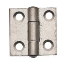 Self-Colour  Fixed Pin Butt Hinges 25mm x 24.5mm 2 Pack