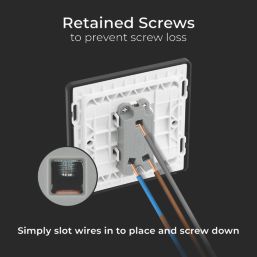 British General Evolve 20A 16AX 1-Gang 2-Way Wide Rocker Light Switch  Black Chrome