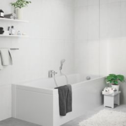 Hansgrohe Vernis Shape Chrome 126mm Mono Bidet Mixer Tap  With Pop-Up Waste