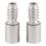 Smith & Locke  40mm Sash Stops Satin Chrome 2 Pack