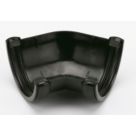 FloPlast  uPVC 135° Half Round Gutter Angle Black 112mm