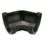 FloPlast  uPVC 135° Half Round Gutter Angle Black 112mm