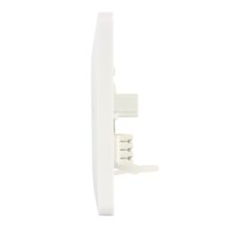 Hager Sollysta WMBTS 1-Gang Slave White with White Inserts