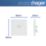 Hager Sollysta WMBTS 1-Gang Slave White with White Inserts