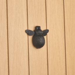 Hardware Solutions Door Knocker Bumble Bee Matt Black 127mm x 98mm