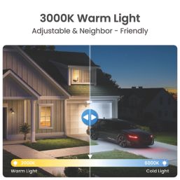 Reolink Floodlight Series F751W White Wired 4K Outdoor Wi-Fi Security Camera with Floodlight & Photocell Sensor