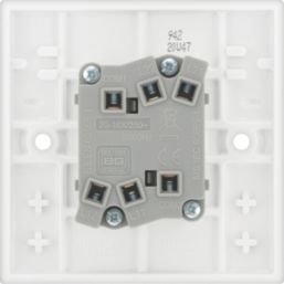 British General 900 Series 20A 16AX 2-Gang 2-Way Light Switch  White