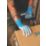 Wonder Grip WG-522W Bee-Tough Gloves Blue/White Medium
