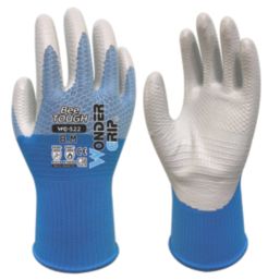Wonder Grip WG-522W Bee-Tough Gloves Blue/White Medium