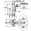 Grohe Vitalio Joy 310 HP Rear-Fed Exposed Chrome Thermostatic Shower System