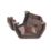 FloPlast  uPVC 135° Square Gutter Angle Brown 114mm