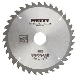 Erbauer  Wood TCT Saw Blade 160mm x 20mm 36T