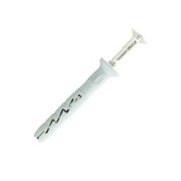 Rawlplug  Nylon Hammer-In Fixings 6mm x 60mm 20 Pack
