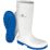 Delta Plus KEMISS4BC Size 10  White Steel Toe Cap Safety Wellies