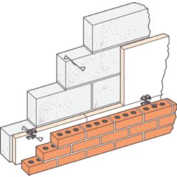 Simpson Strong-Tie Type 4 Wall Ties 225mm 50 Pack