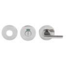 Eurospec  Lever WC Thumbturn Set Polished Stainless Steel 52mm