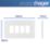 Hager Sollysta WMGP3 3-Module Grid Faceplate White
