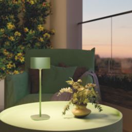 Calex Serino Rechargeable LED Table Lamp Green 90lm