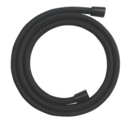Swirl Gallen Shower Hose Matt Black 1/2" x 1.8m