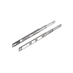 Essentials White Soft-Close Ball Bearing Drawer Runners 450mm 2 Pack
