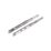 Essentials White Soft-Close Ball Bearing Drawer Runners 450mm 2 Pack