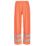 Site Huske Hi-Vis Over Trousers Elasticated Waist Orange Medium 25" W 29" L