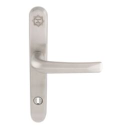 Smith & Locke  Door Handles Pair Satin Nickel