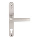 Smith & Locke  Door Handles Pair Satin Nickel