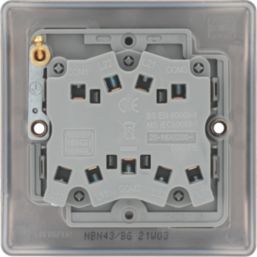 British General Nexus Metal 10AX 3-Gang 2-Way Light Switch  Black Nickel